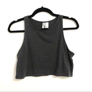 H&M Grey Crop Top